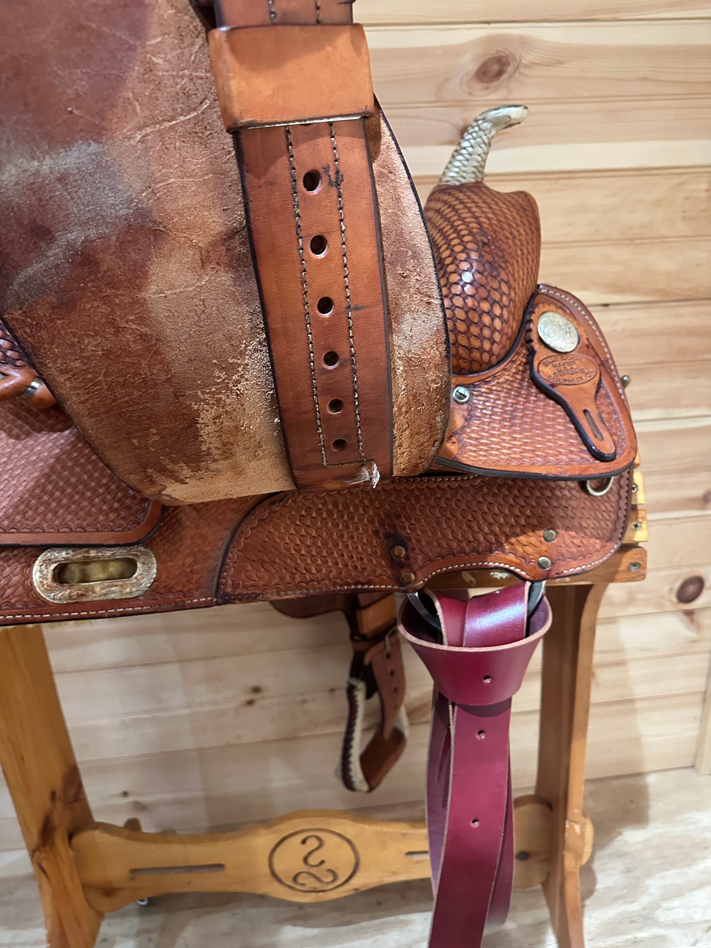 15.5” Billy Cook Maker Reiner Western Saddle Model 1605