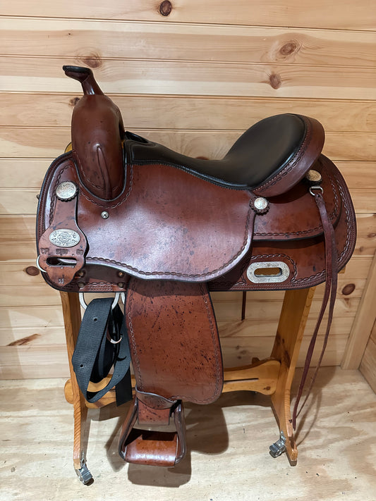 15” Double C Saddlery Western Trail Saddle Model CP 1308 03