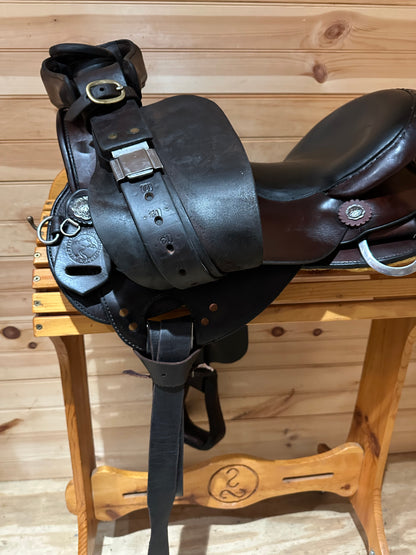 16.5” Allegany Mountain Saddlery Wade Trail Saddle