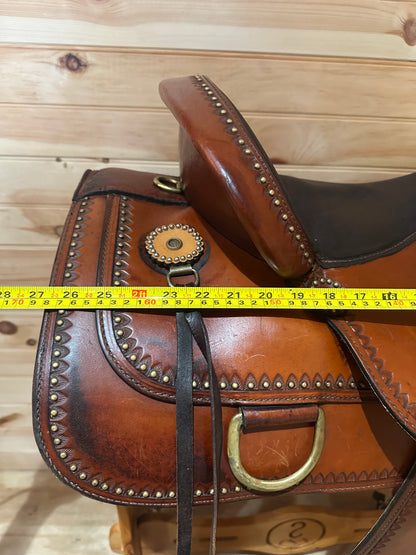 16” Tex Tan Tex-Flex Western Trail Saddle Model 08-TF408-6