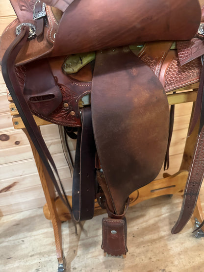 15.5” Cowboss Wade Lite Western Ranch Saddle