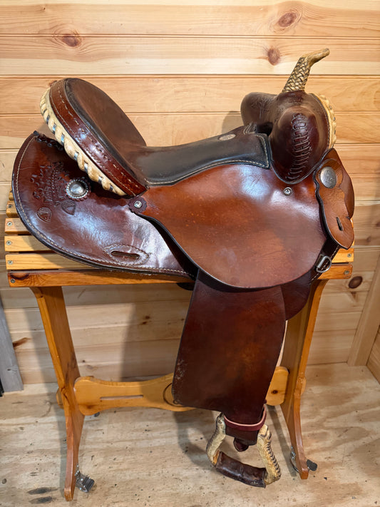 15” Southern RE Bear-Trap Barrel Racing Western Saddle