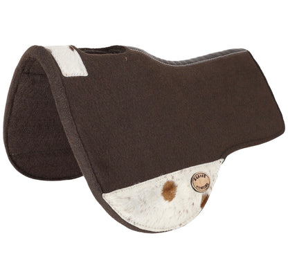 Klassy Cowgirl 28" x 30" Rodeo Hide Contoured Felt Saddle Pad