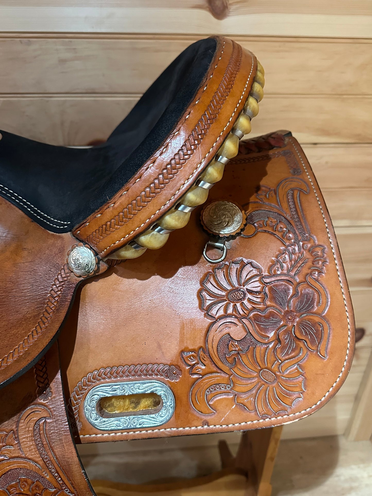 13” Rocking R Saddlery Youth Barrel Racing Saddle