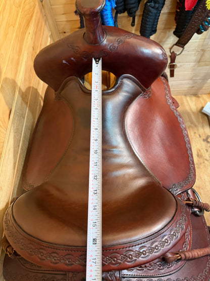 16” Circle Y Alpine Flex2 Western Trail Saddle Model 2377 (2018)