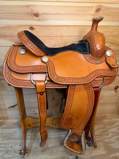 16” Billy Cook Maker Team Roper Sulphur, OK Western Saddle 2122