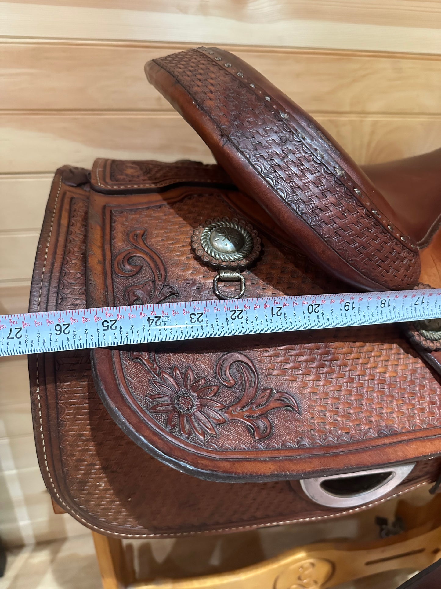 16” Mitch Harrison Custom Maker Western Reining Saddle