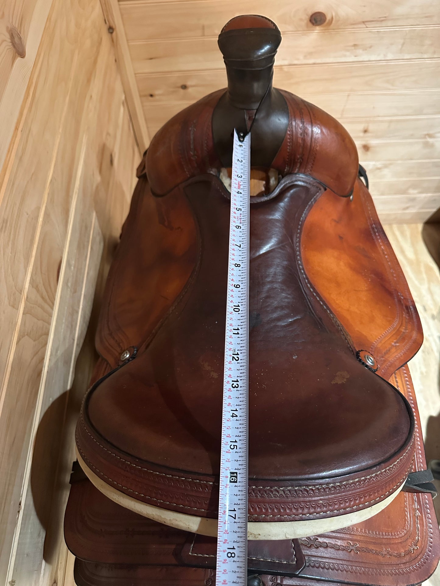 16” VH Saddlery Circle M Roper Western Saddle Model 1635