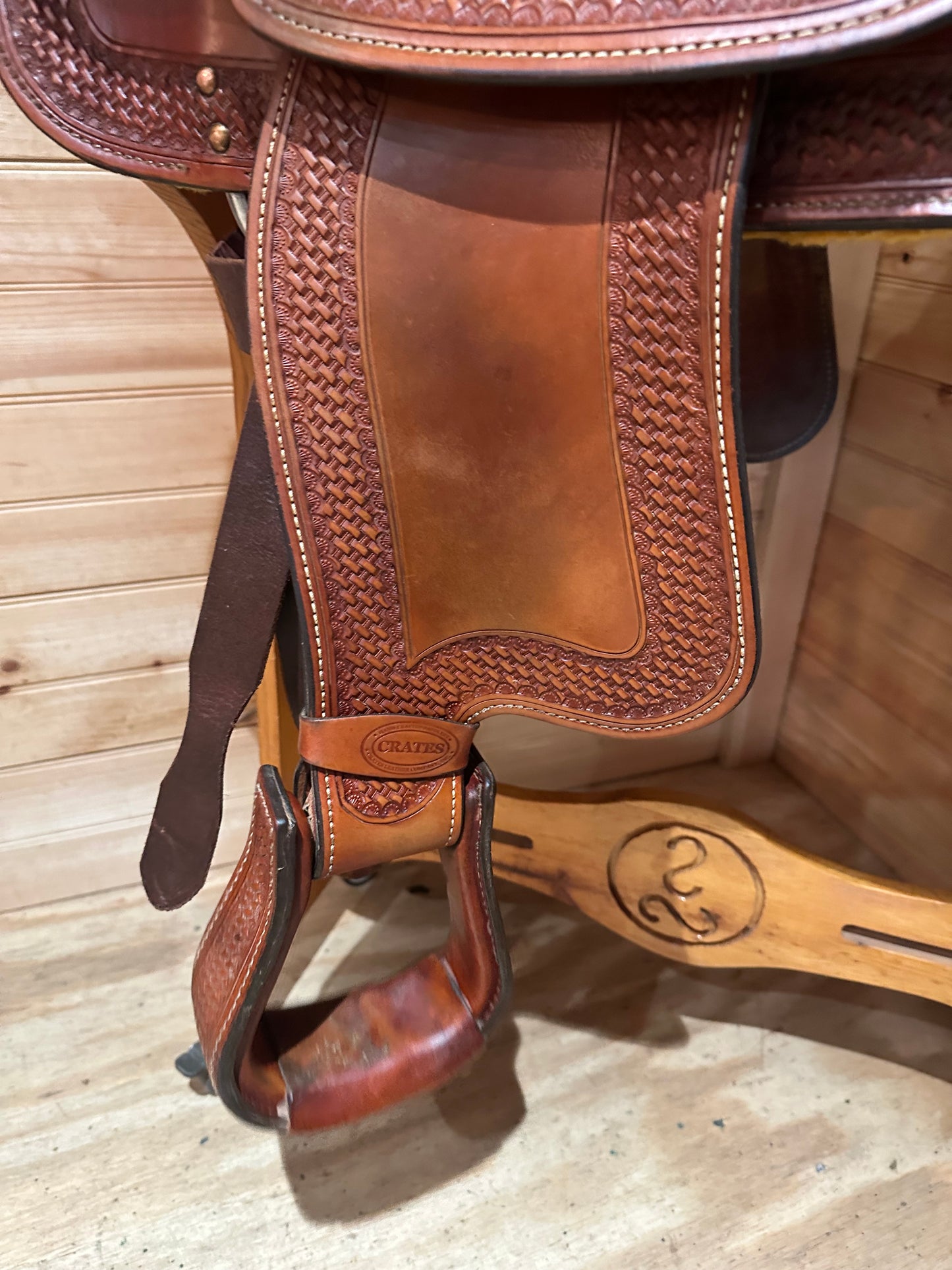 15.5” Crates Equi-Fit Ladies Reiner Western Saddle Model 4522-3