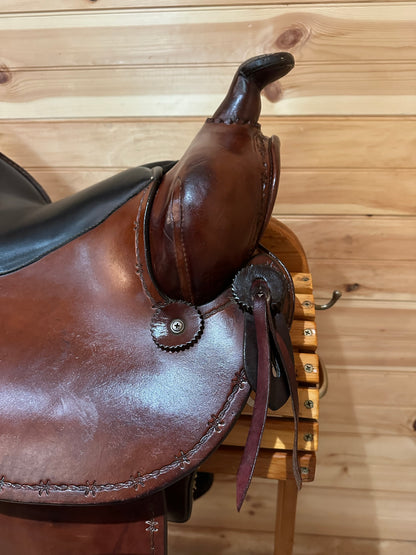 16” Allegany Mountain Trail Saddlery Gaited Western Saddle