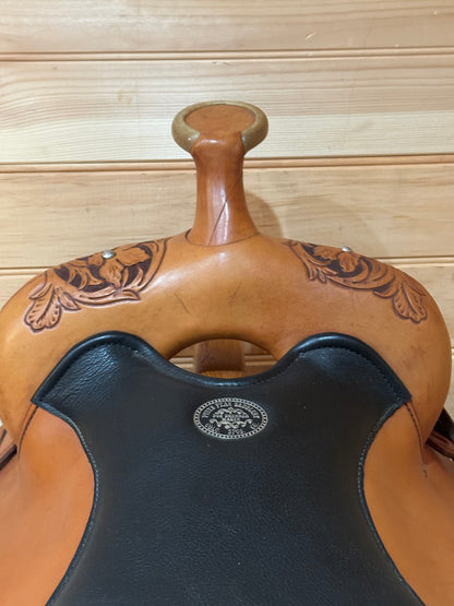 15” Pikes Peak Saddlery Custom Bob Brenner Western Trail Saddle