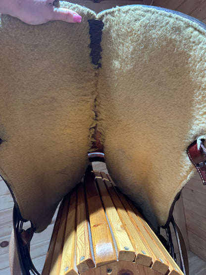 16.5” Loredo Saddle Co Western Ranch Saddle
