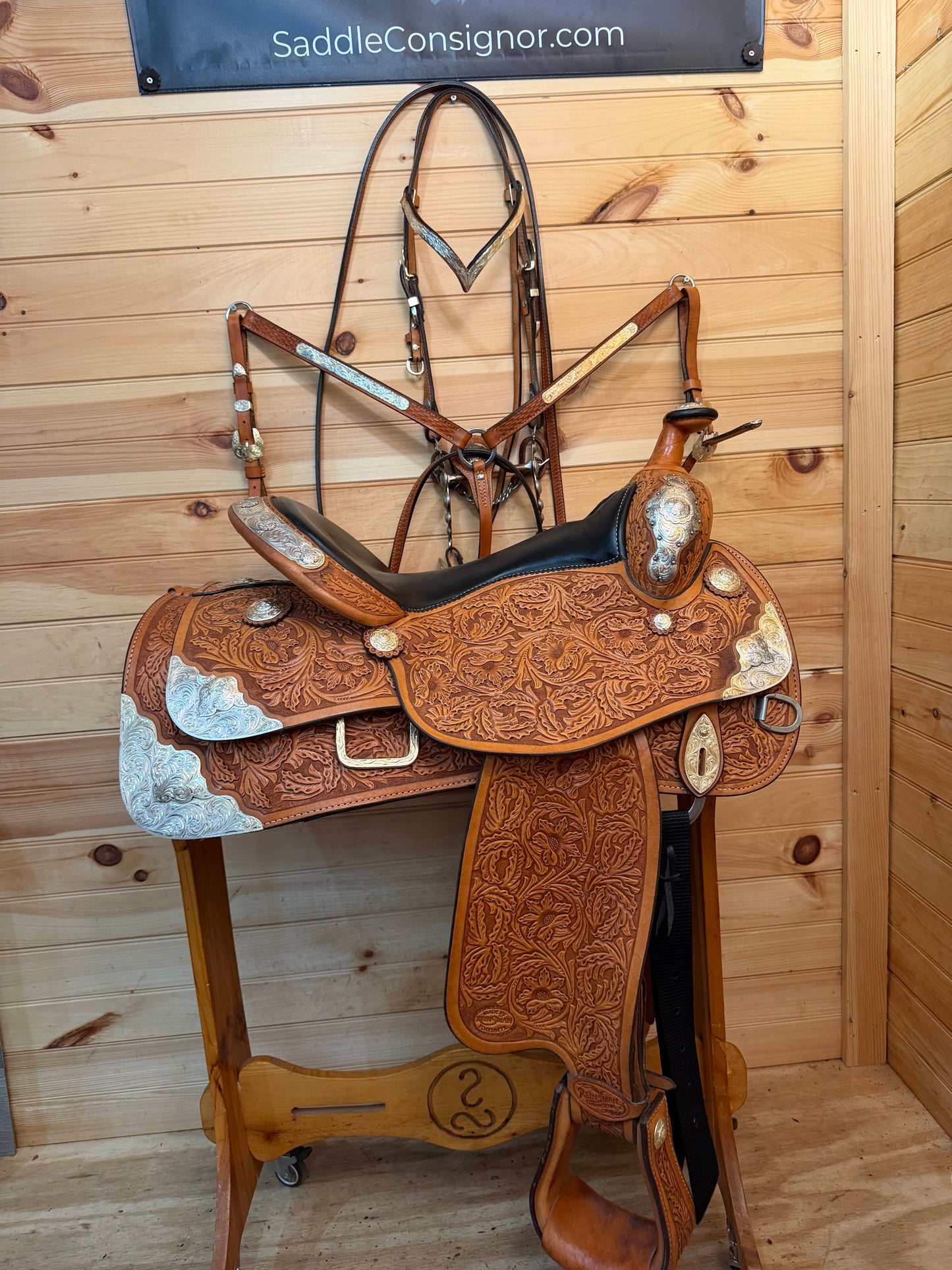 16” Reinsman Supreme Show Western Show Saddle Model 4586