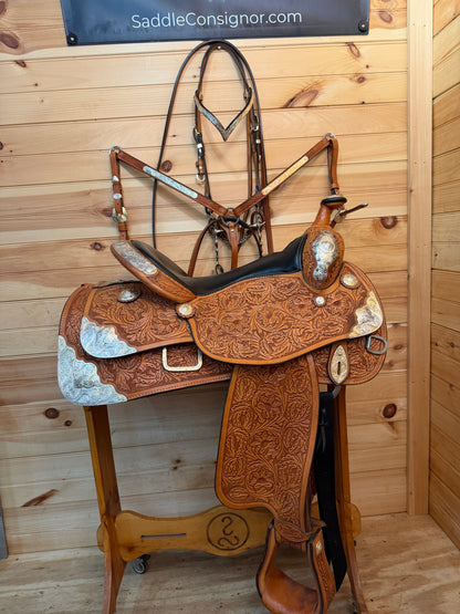 16” Reinsman Supreme Show Western Show Saddle Model 4586