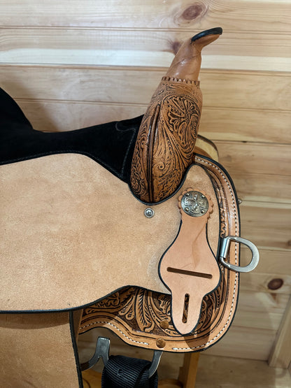 17” Circle Y The Proven Mansfield Western Barrel Saddle Model 6221