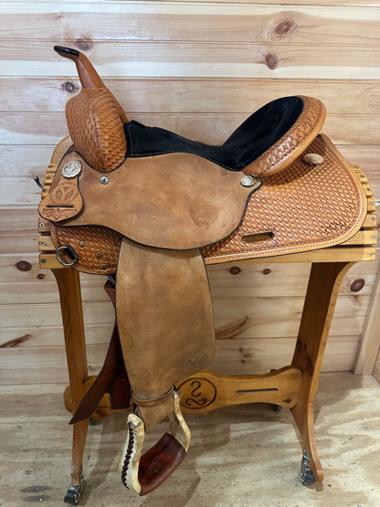 14” Circle Y Lightweight Barrel Racing Saddle Model 2435