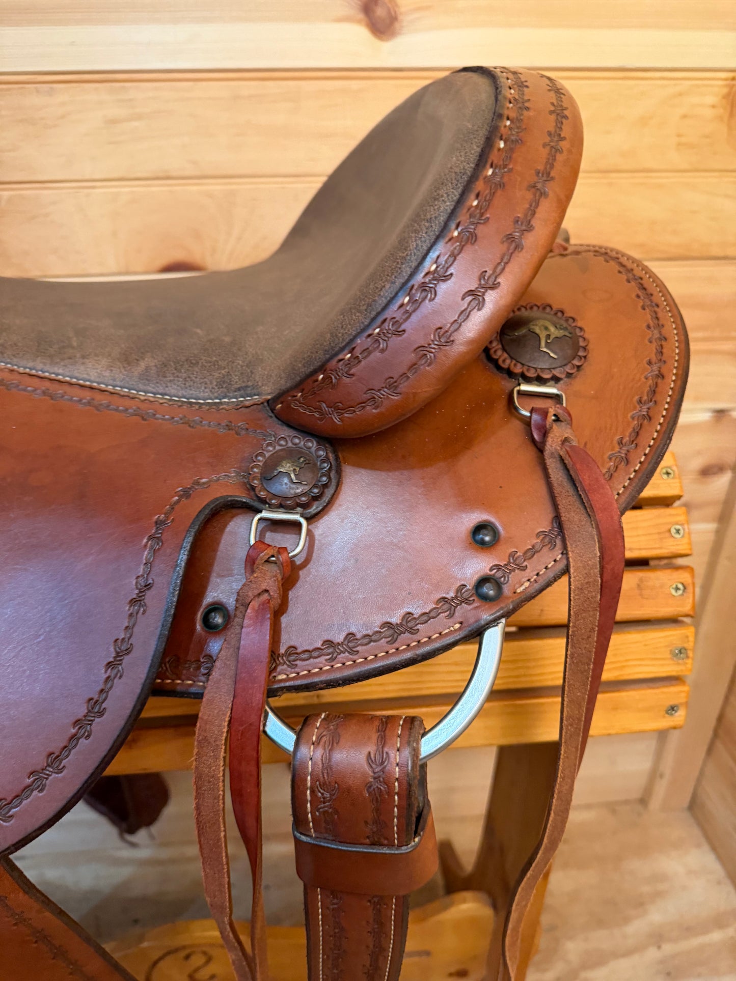 16” Clinton Anderson Aussie Stock Saddle by Martin Saddlery