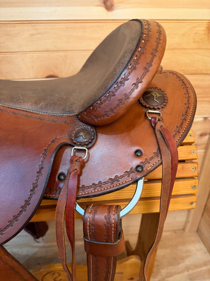 16” Clinton Anderson Aussie Stock Saddle by Martin Saddlery