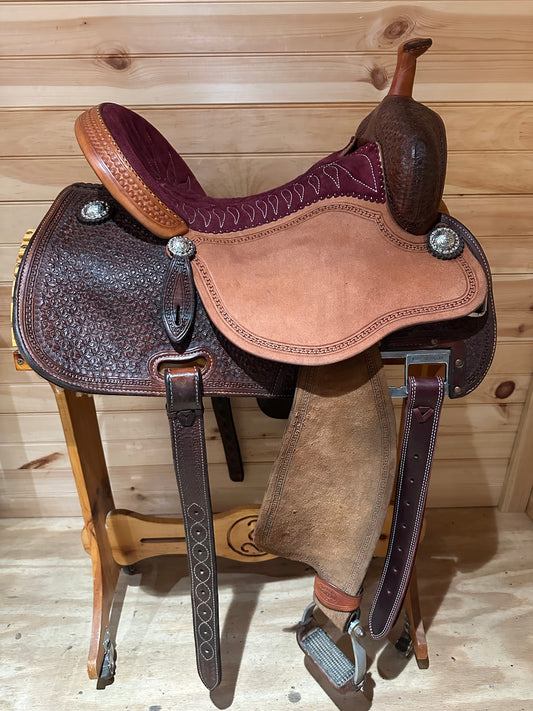 15” Martin Crown C Barrel Racing Saddle Model 4585