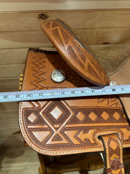 14” Dale Fredericks Saddlesmith Barrel Racing Saddle Model 21544
