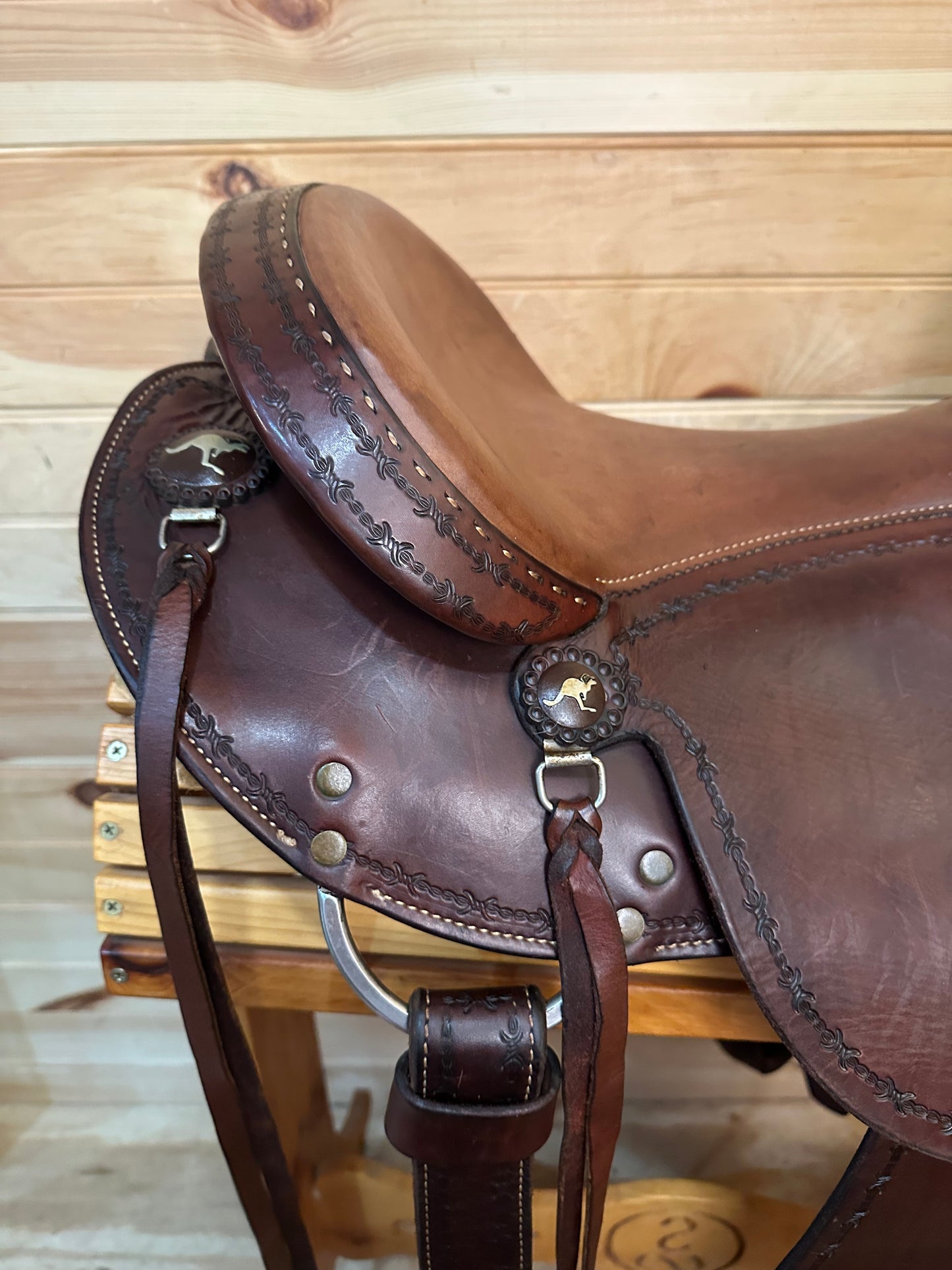 15” Clinton Anderson Aussie Stock Saddle by Martin Saddlery