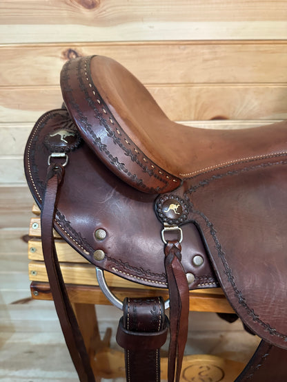15” Clinton Anderson Aussie Stock Saddle by Martin Saddlery