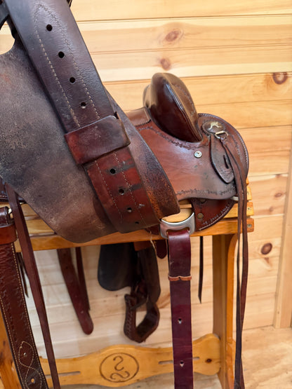 15” Clinton Anderson Aussie Stock Saddle by Martin Saddlery