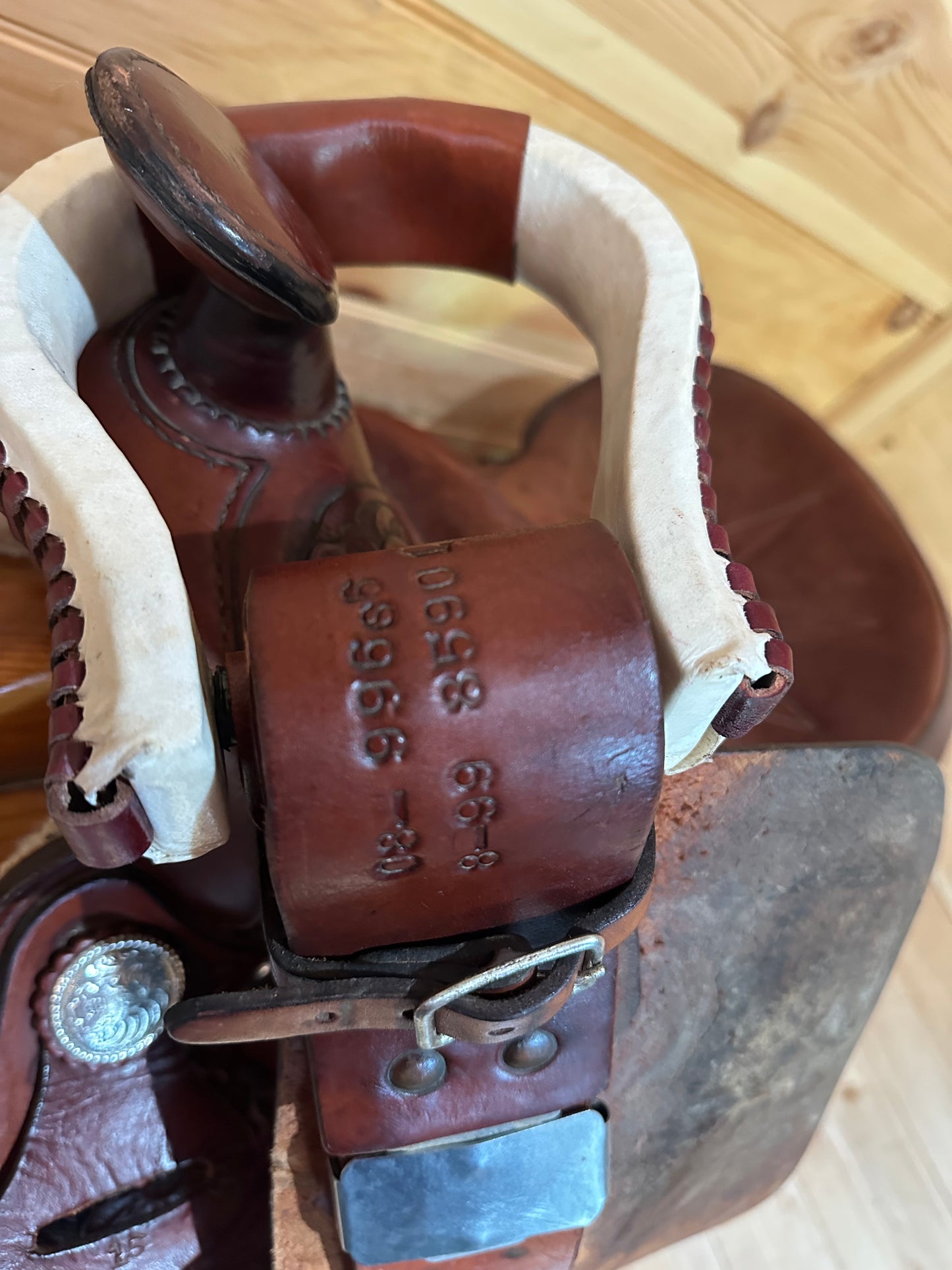 16” Tex Tan Hereford Prairie Rose Western Saddle 08-99686