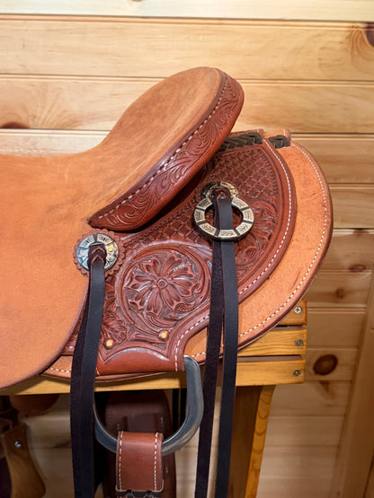 15.5" Paul Taylor Cowboy Ranch Western Saddle