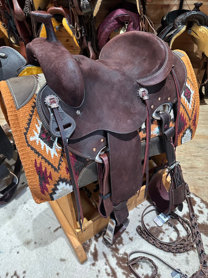 Silver Royal Carson Cowboy Saddle