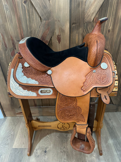 14” Circle Y High Horse Pasadena Show Western Saddle Model 6312