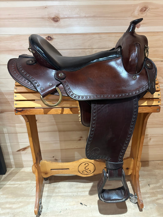 17” Imus 4 Beat Gaited Western Trail Saddle