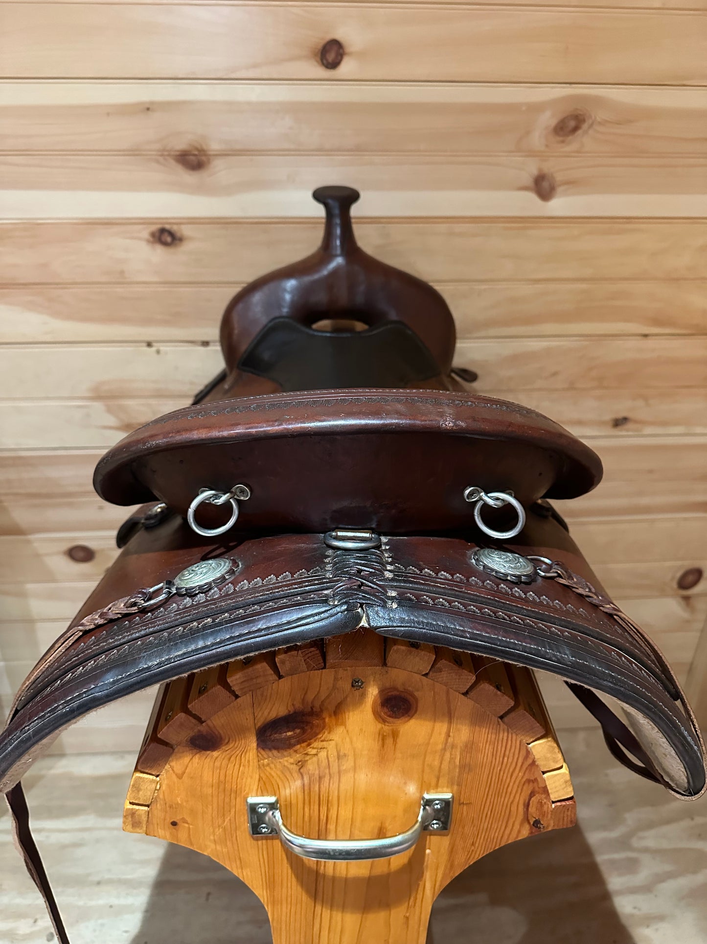 17” Circle Y Topeka Flex-Lite Western Trail Saddle Model 1551