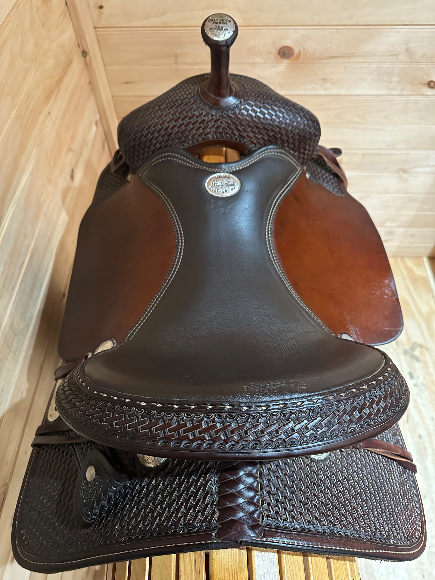 16” Billy Cook Maker Western Trail Saddle Model 1536