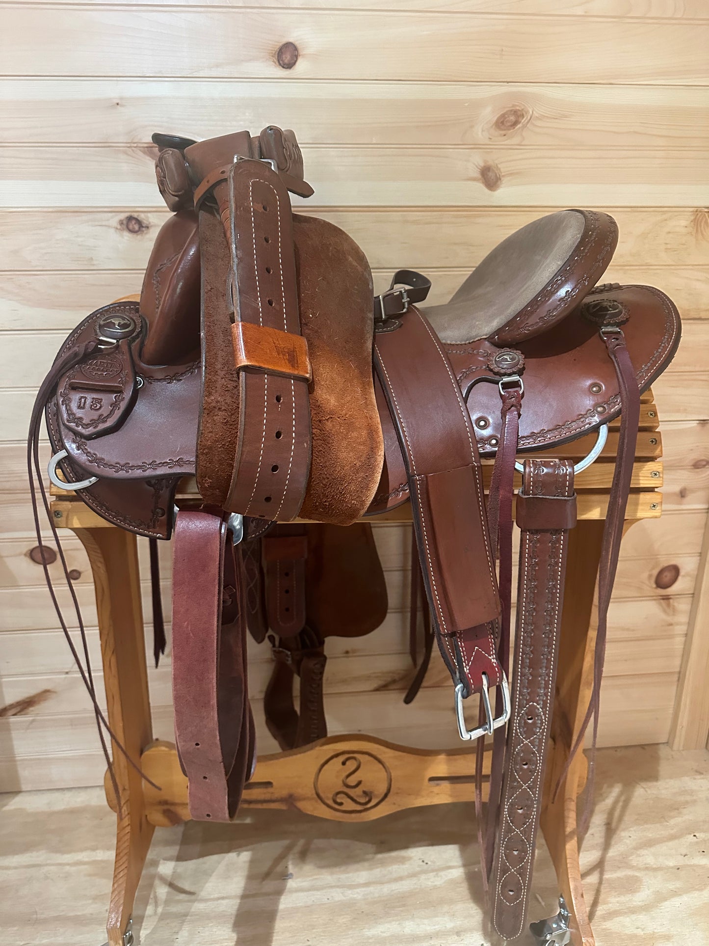 15” Clinton Anderson Aussie Saddle by Martin Saddlery