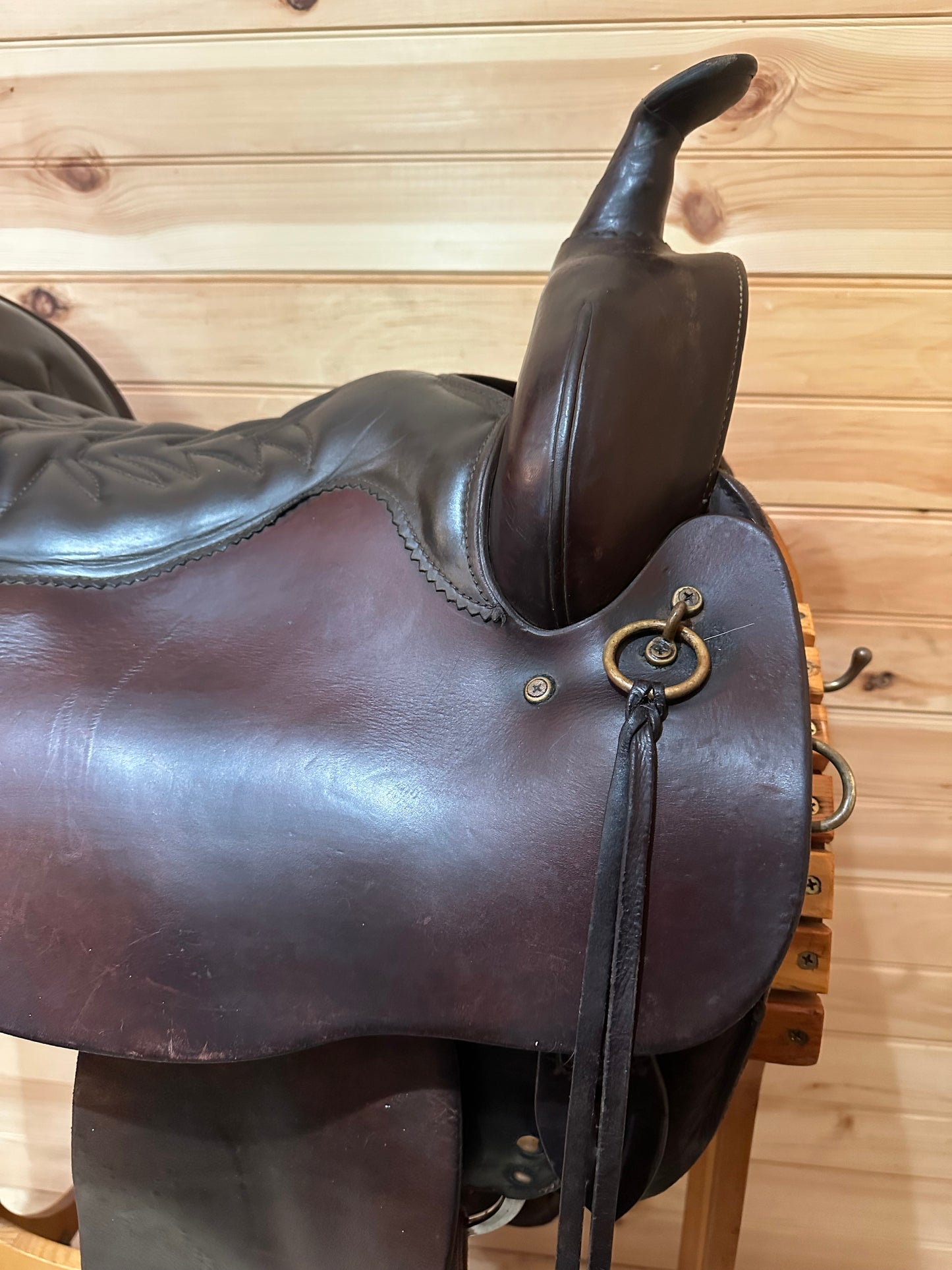 17.5” Tucker Saddlery Cheyenne Western Trail Saddle Model 157