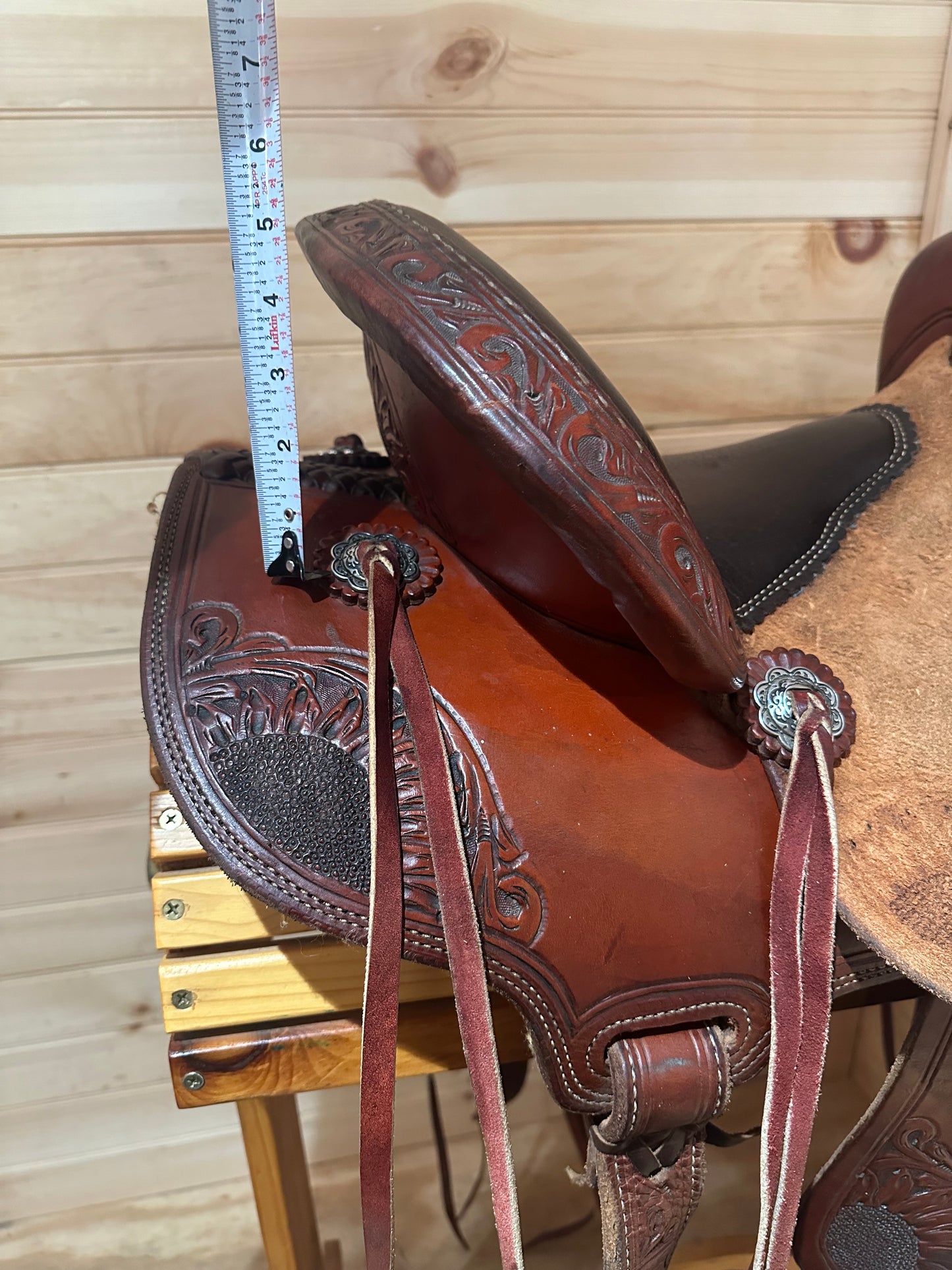 13” DC Western Sunflower Barrel Racing Saddle