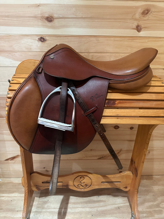 17” Pesssoa Close Contact Jumping Saddle