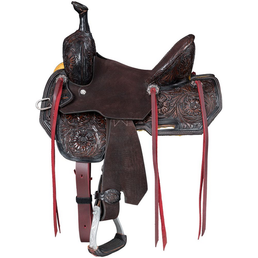 Silver Royal Youth Sawyer Barrel Racing Saddle