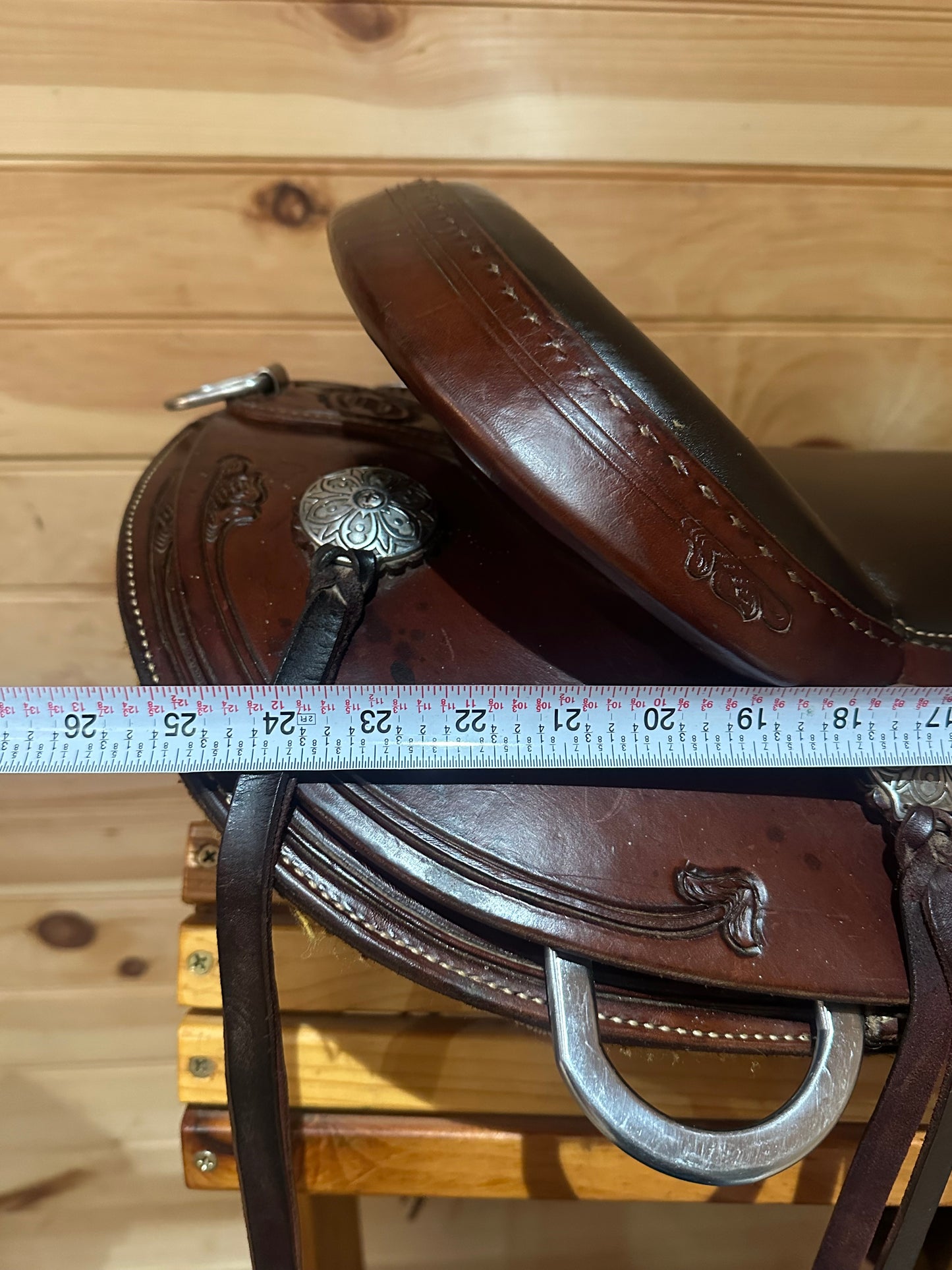 17” RW Bowman B-Light Western Ranch Trail Saddle Model 9517 (XW)