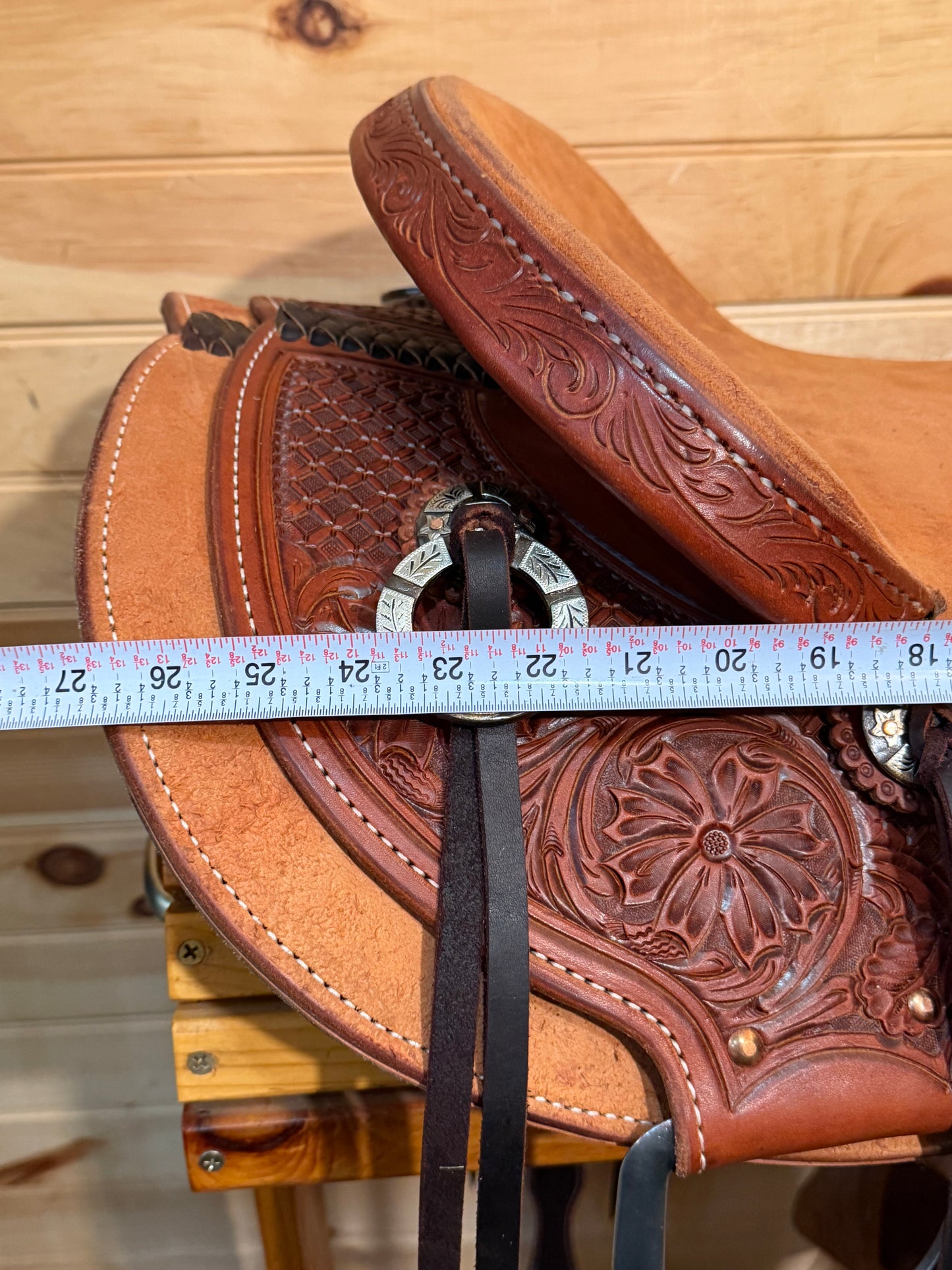 15.5" Paul Taylor Cowboy Ranch Western Saddle