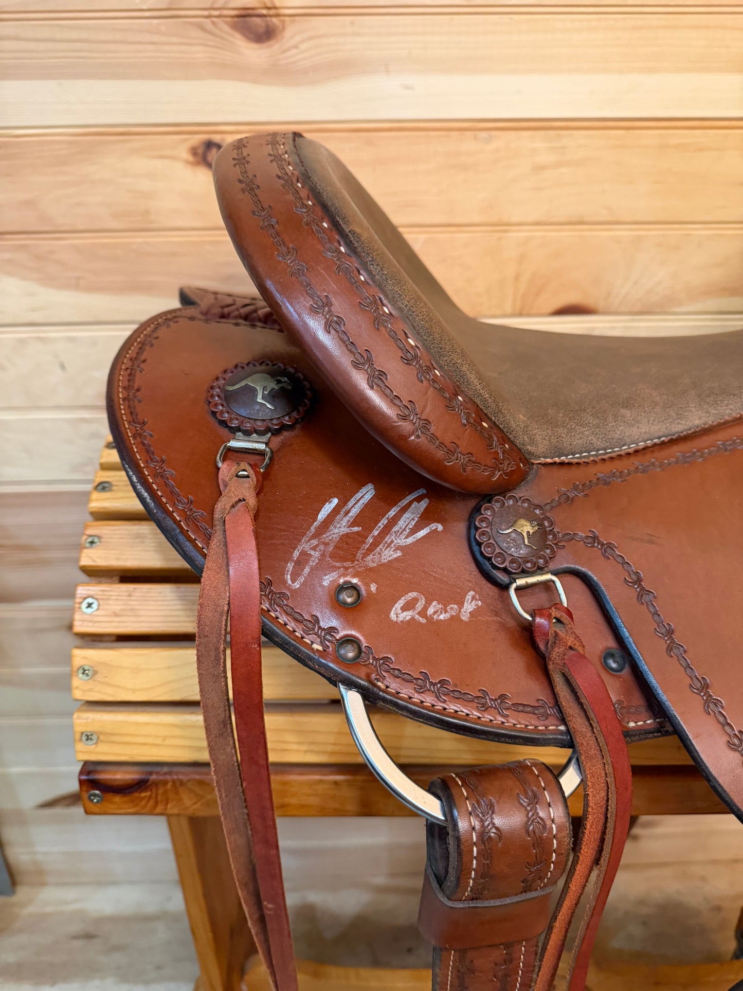 16” Clinton Anderson Aussie Stock Saddle by Martin Saddlery