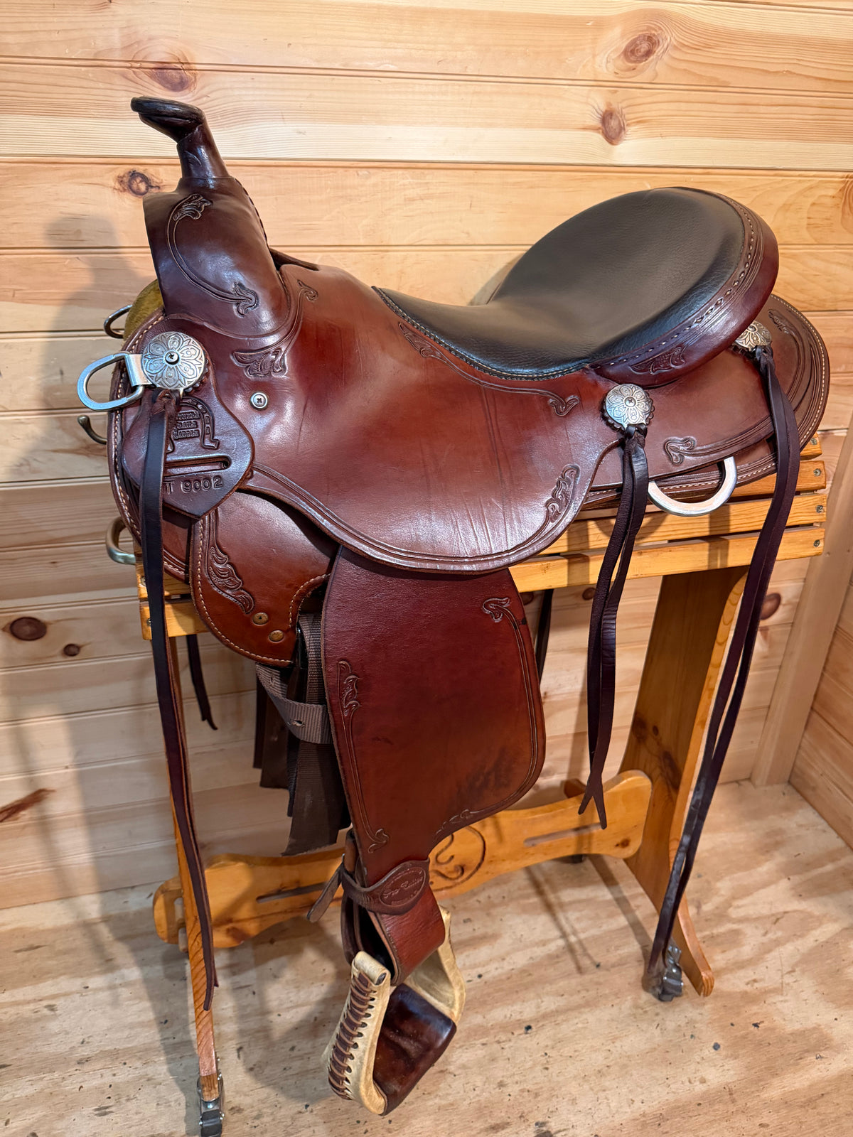 16” RW Bowman B-Light Western Ranch Trail Saddle Model 9416