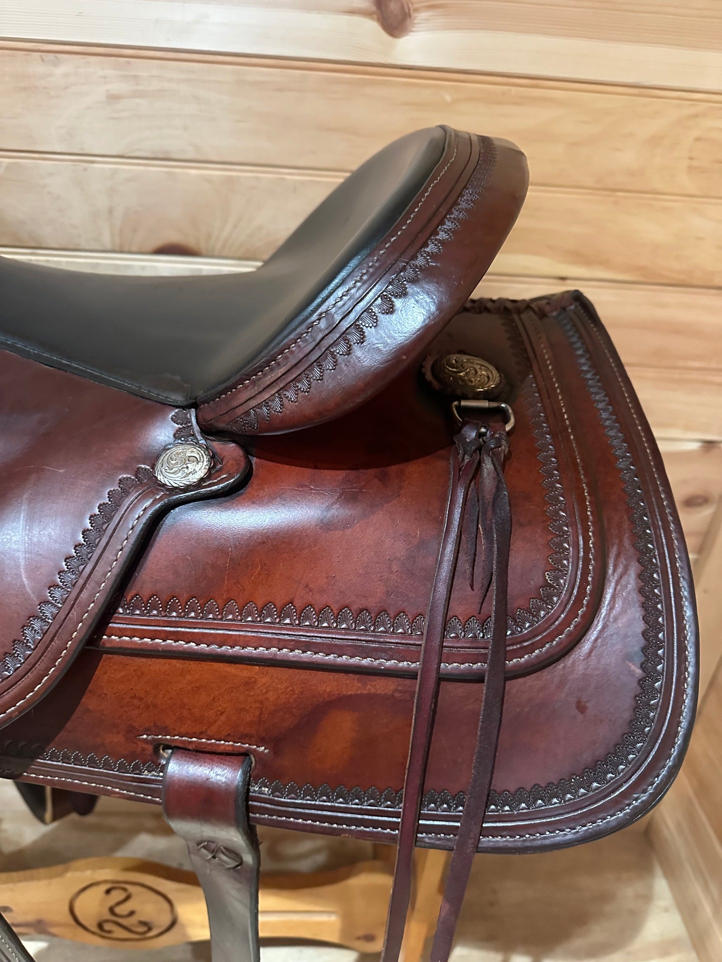 17” Circle Y Topeka Flex-Lite Western Trail Saddle Model 1551