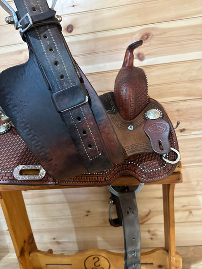 14.5” Texas Best by American Saddlery Barrel Racing Western Saddle Model 1178