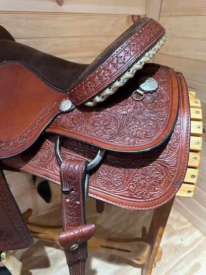 16” Circle Y Kelly Kaminski “Big Dreams-All Heart” Barrel Racing Western Saddle Model 2200