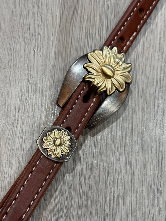 Daisy One Ear Headstall– Premium Amish Leather by Spur Creek Tack
