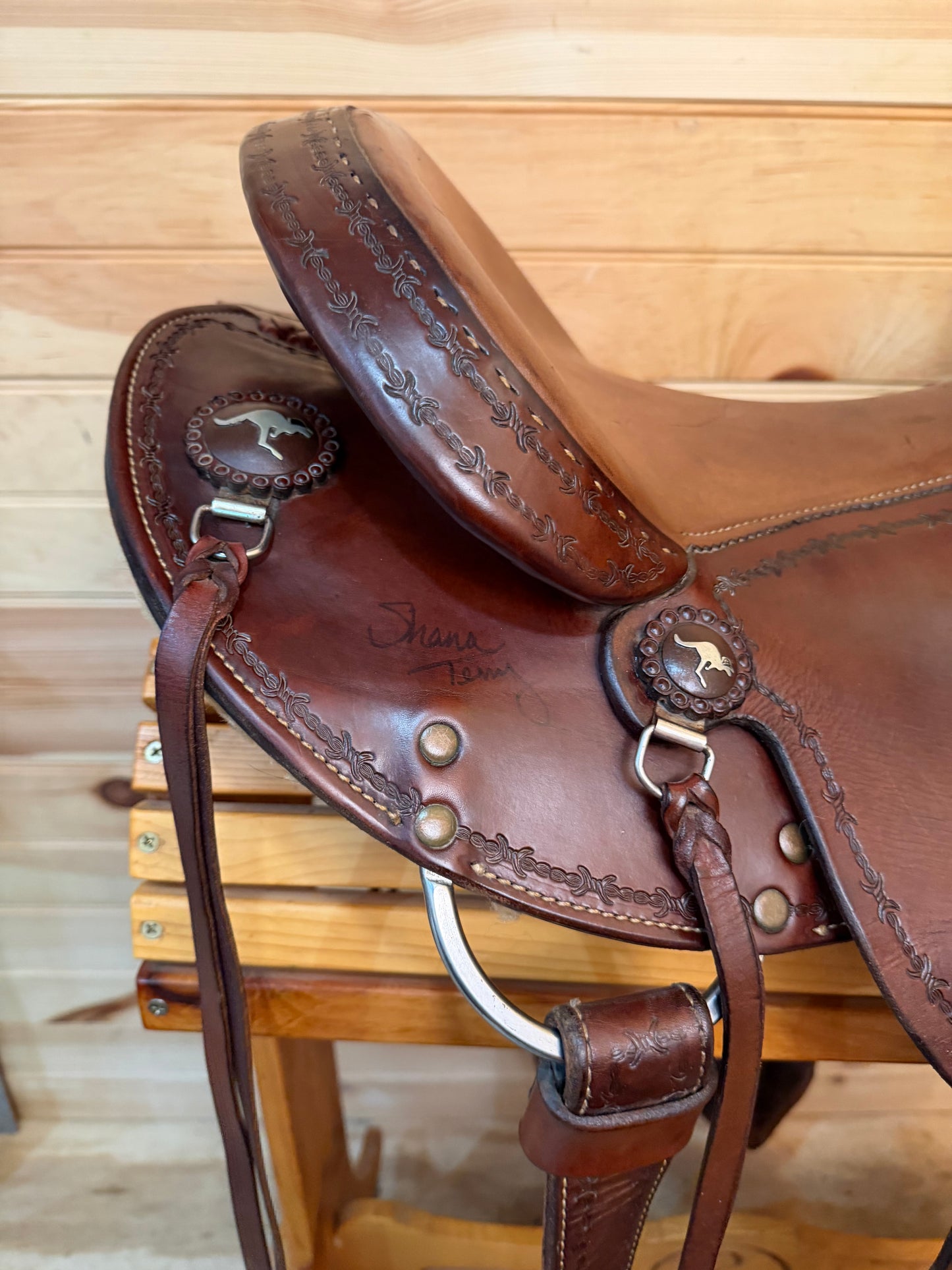 15” Clinton Anderson Aussie Stock Saddle by Martin Saddlery