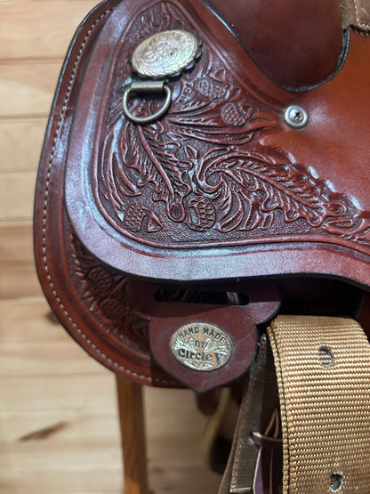 16” Circle Y Team Roper Western Saddle Model 2709