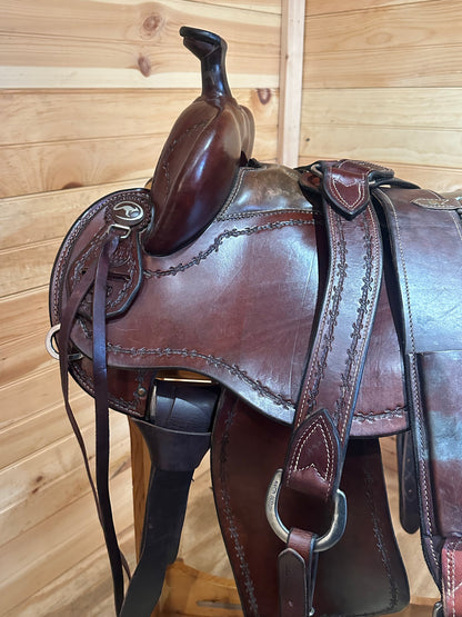 16” Clinton Anderson Aussie Saddle by Martin Saddlery
